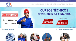 Desktop Screenshot of etcampos.com.br