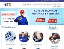 Tablet Screenshot of etcampos.com.br